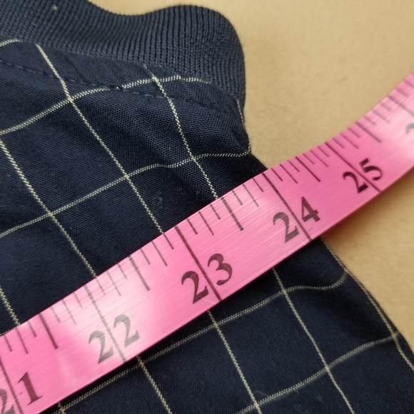 VTG 90's 00's Golf Reversible Tan / Navy Blue Chec - Picture 9 of 10